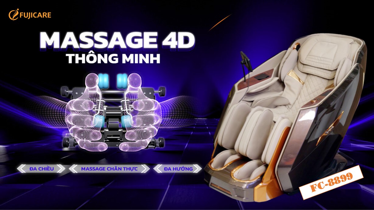 Ghế massage 4D là gì? Tất tần tật về ghế massage 4D